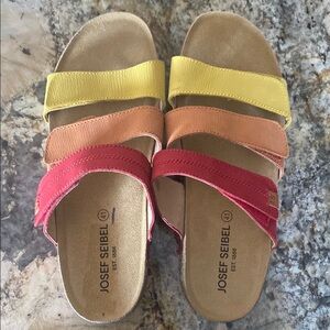 Josef Seibel Women's Multicolor Hannah 03 Sandals size 41 (10)